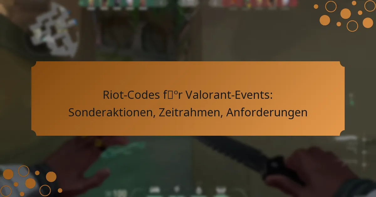 Riot-Codes für Valorant-Events: Sonderaktionen, Zeitrahmen, Anforderungen