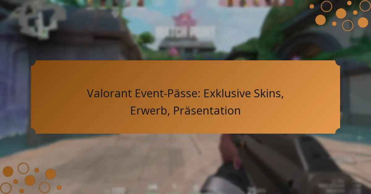 Valorant Event-Pässe: Exklusive Skins, Erwerb, Präsentation